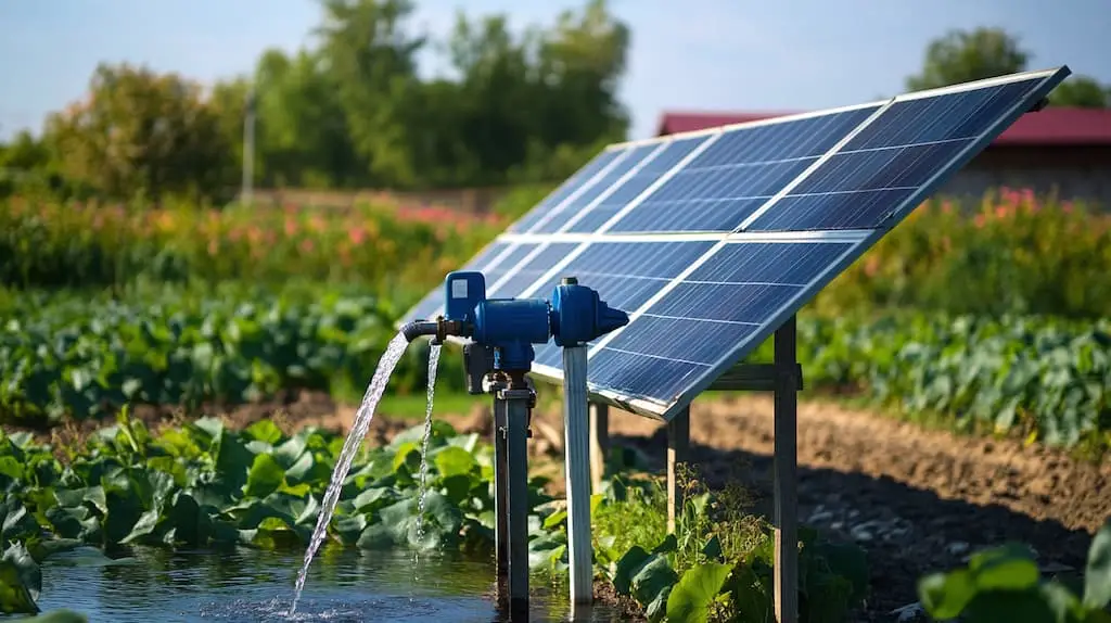 cuantas placas solares necesito para una bomba de agua